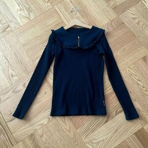 Polare O. Pyret ruffle long sleeve girls top size 134/140 8-10 years old